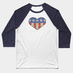 Patriotic Heart 1994 Baseball T-Shirt